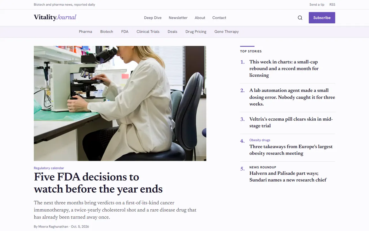 Vitality Journal screenshot